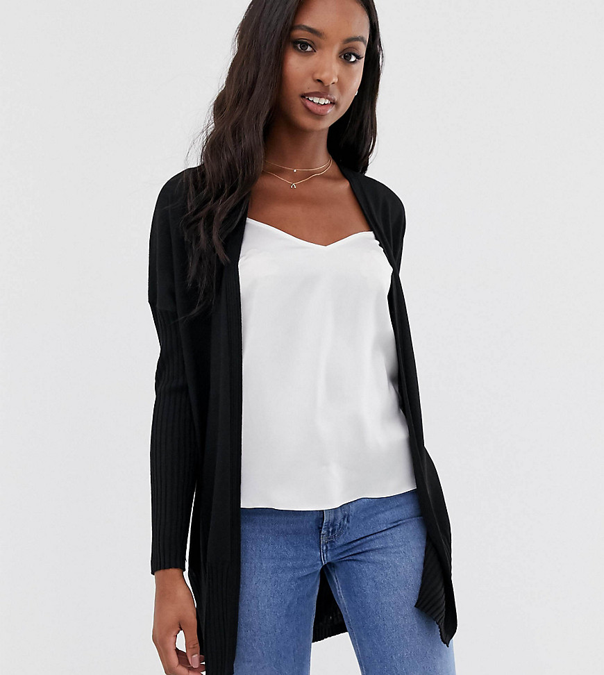 ASOS DESIGN Tall long line fine knit cardi in recycled blend