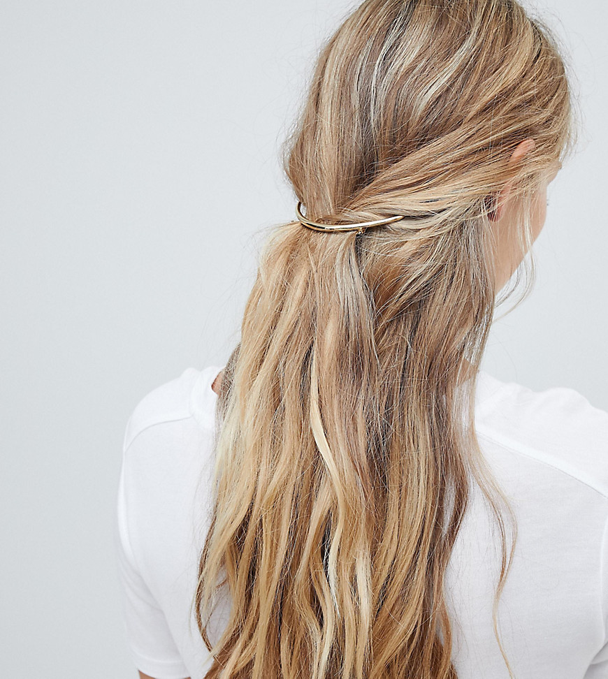 Orelia gold crescent hair clip - Gold