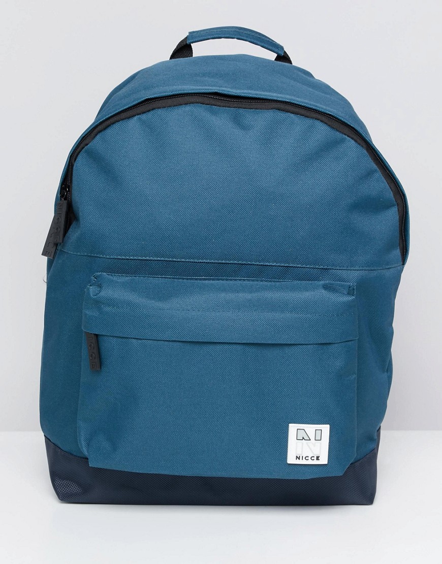 Nicce logo backpack in blue