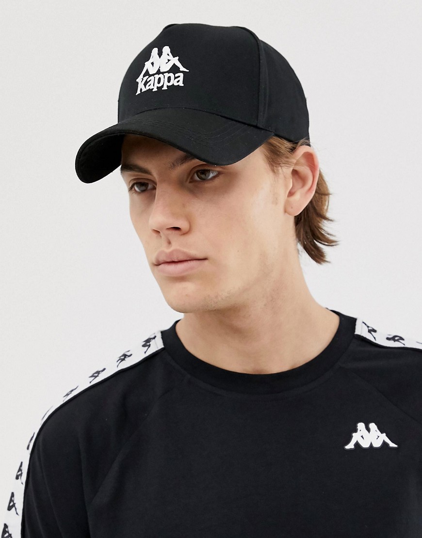 Kappa Authentic Vigoleno cap with embroidered logo in black