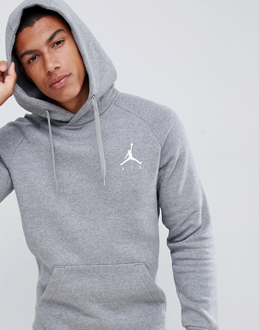 Nike Jordan Pullover Hoodie In Grey 940108-091 - Grey