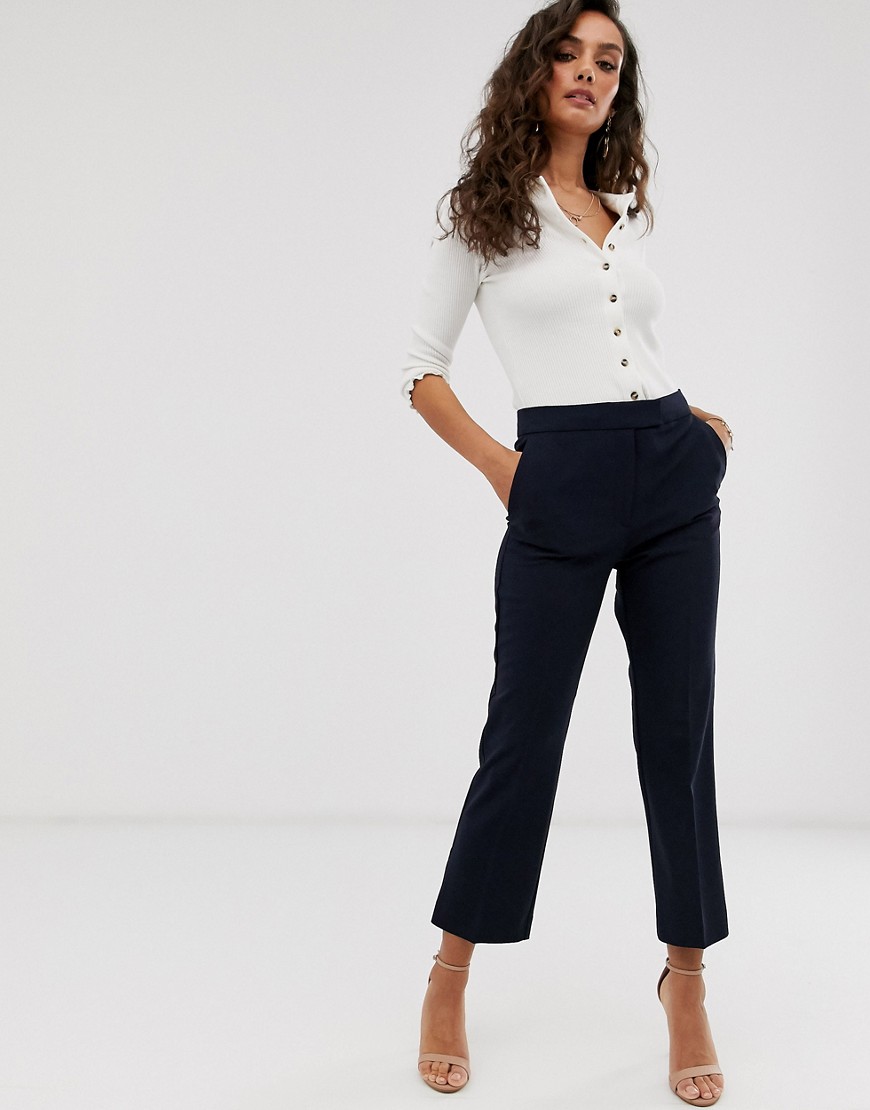 Mango cropped trousers