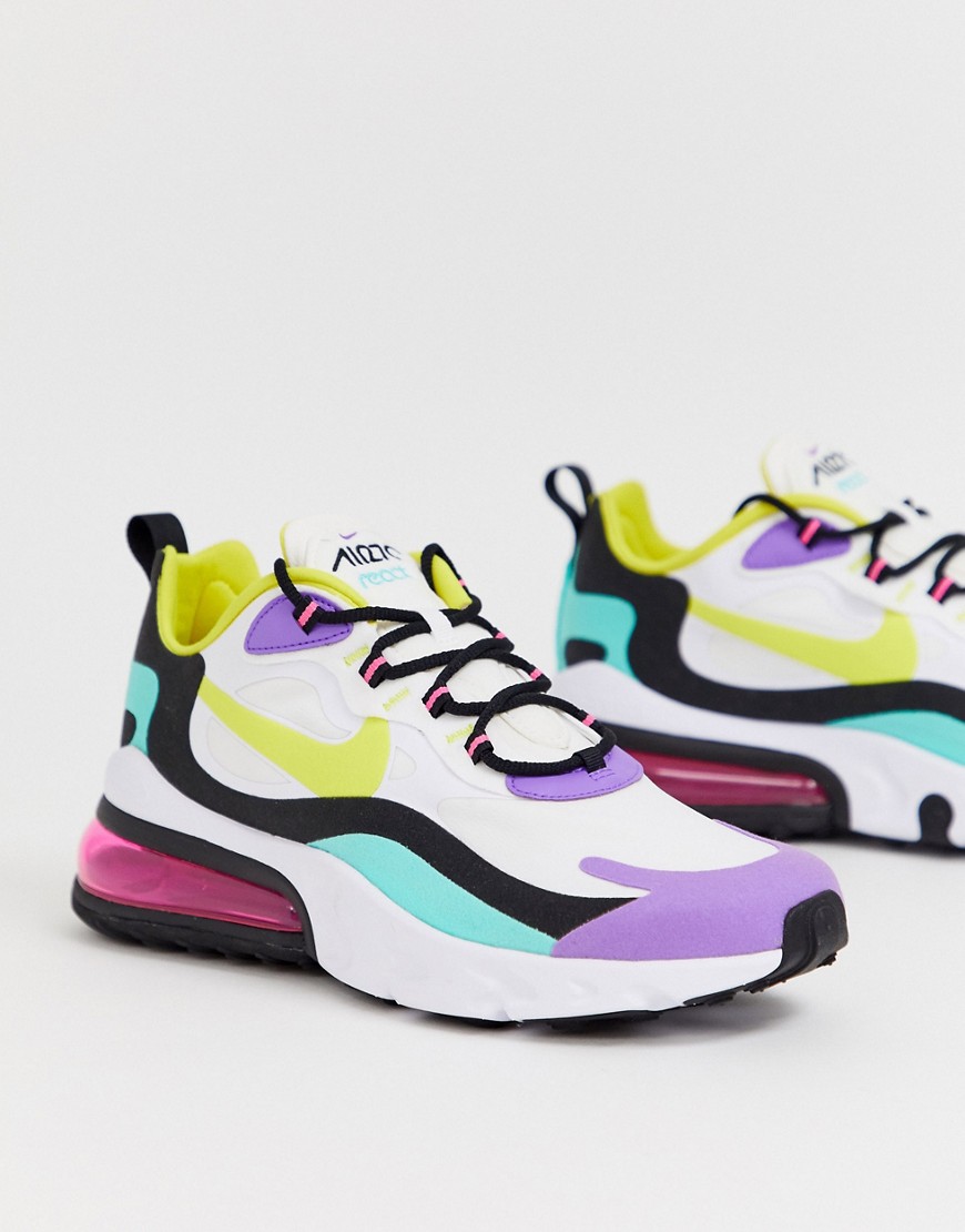 Nike Air Max 270 React trainers in multi