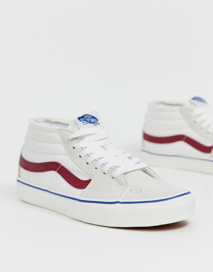 Vans Sk8-Mid trainers in white