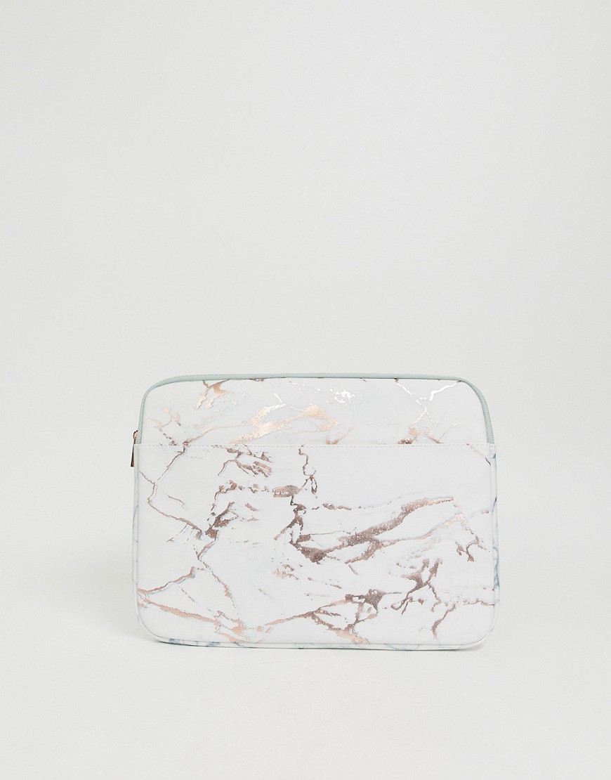 New Look 15'' laptop case in marble