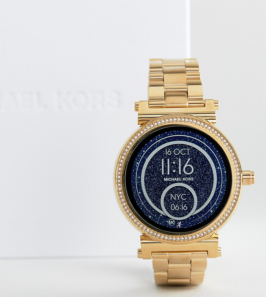 Michael Kors Access MKT5021 Sofie bracelet smart watch in gold