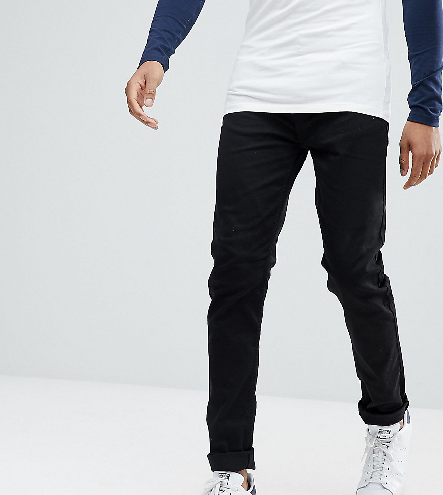 Burton Menswear Big & Tall Tapered Jeans In Black - Black
