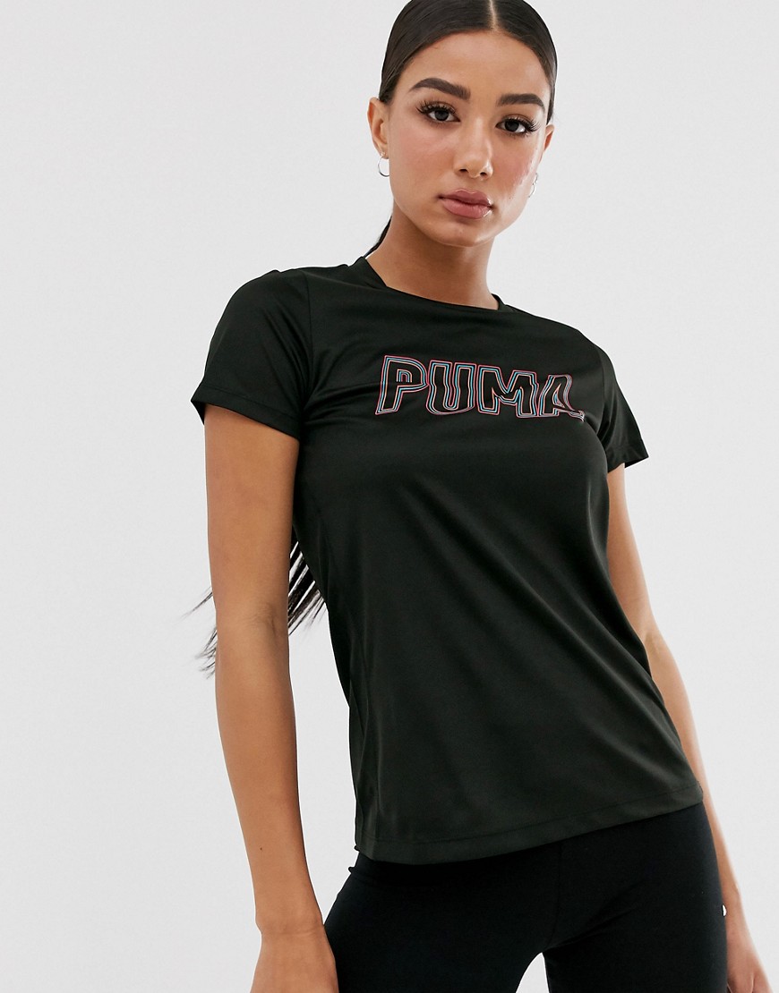 Puma logo running top in black