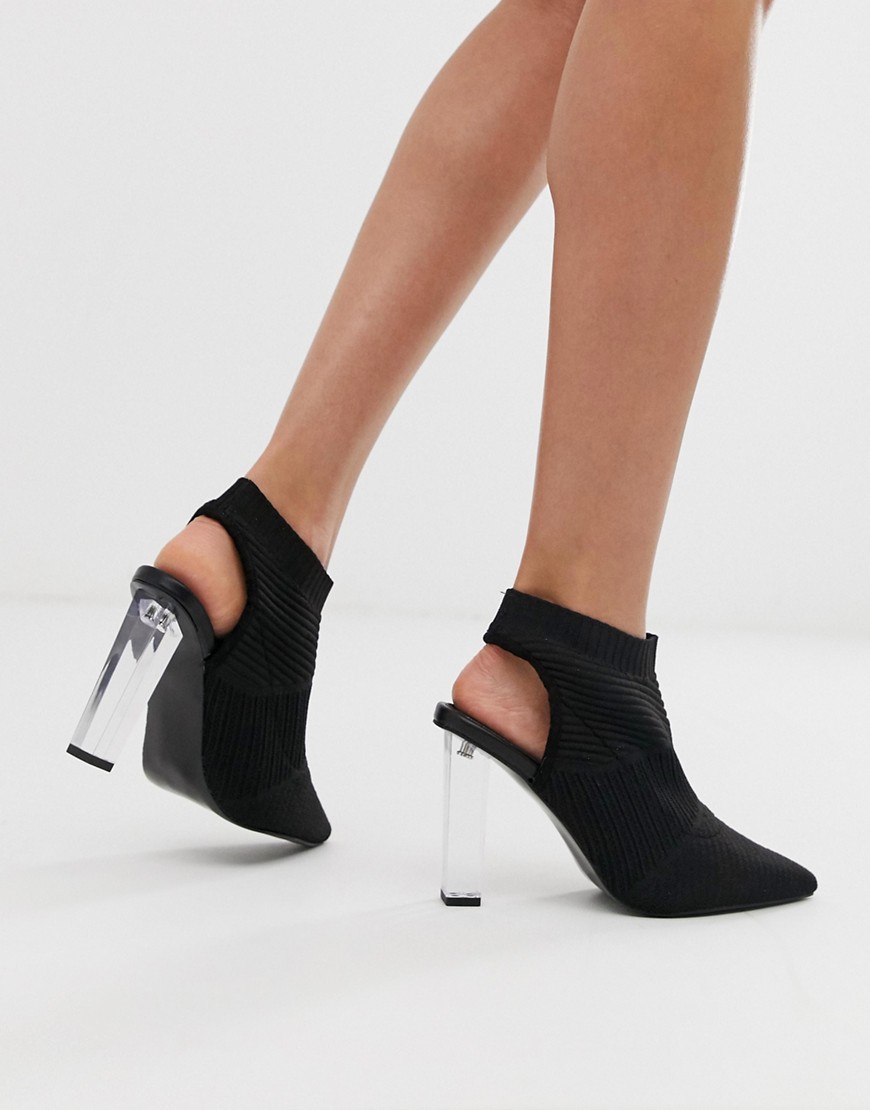 ASOS DESIGN Posey knitted high heels