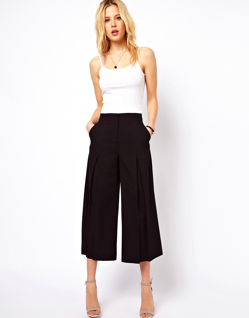 ASOS | ASOS Culottes with Pleat Front at ASOS