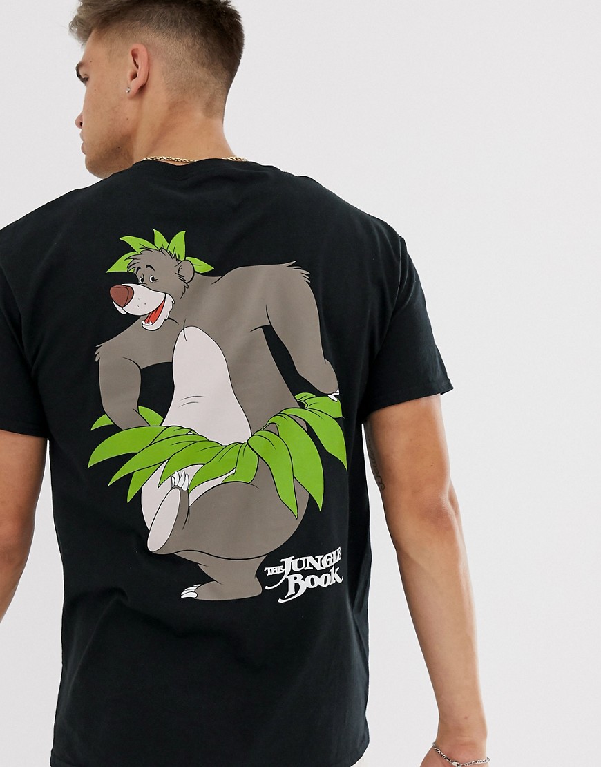 Disney The Jungle Book Baloo back print t-shirt