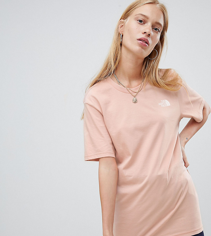 The North Face Exclusive to ASOS Simple Dome T-Shirt in Pink - Misty rose