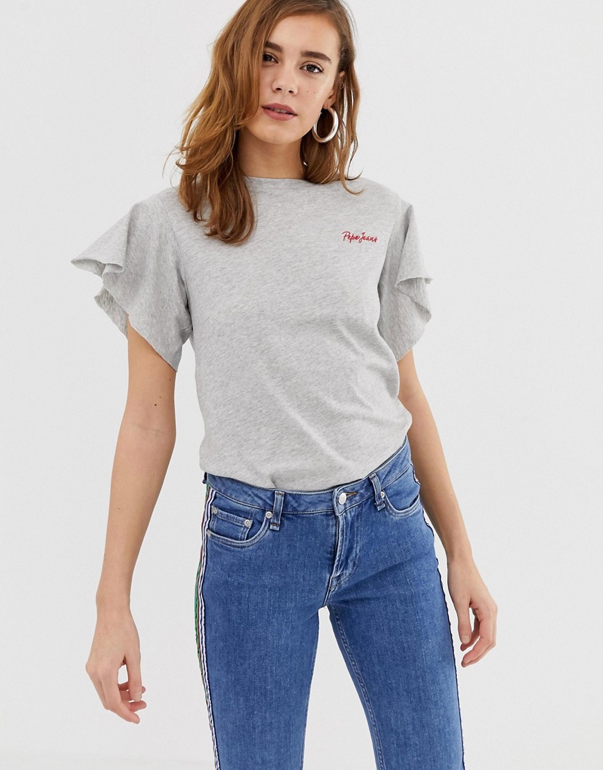 Pepe Jeans Antonia fluted sleeve t-shirt
