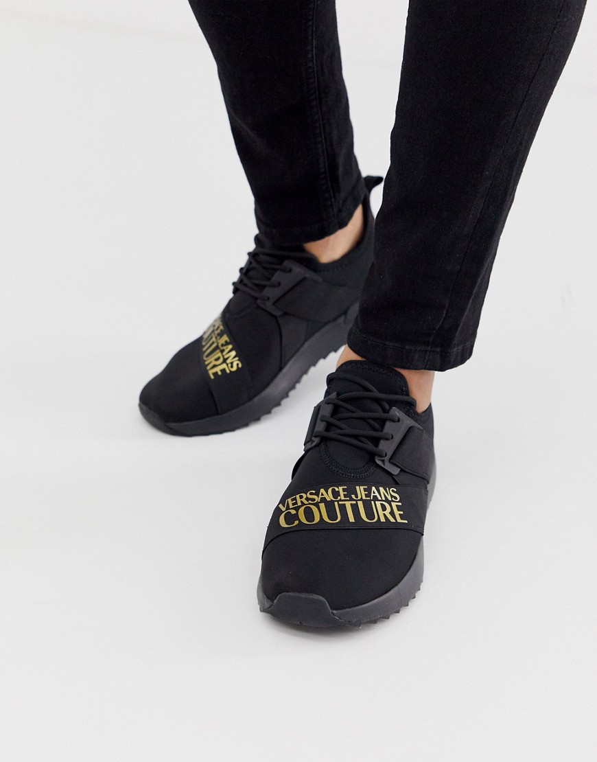 Versace Jeans Couture trainers with gold logo