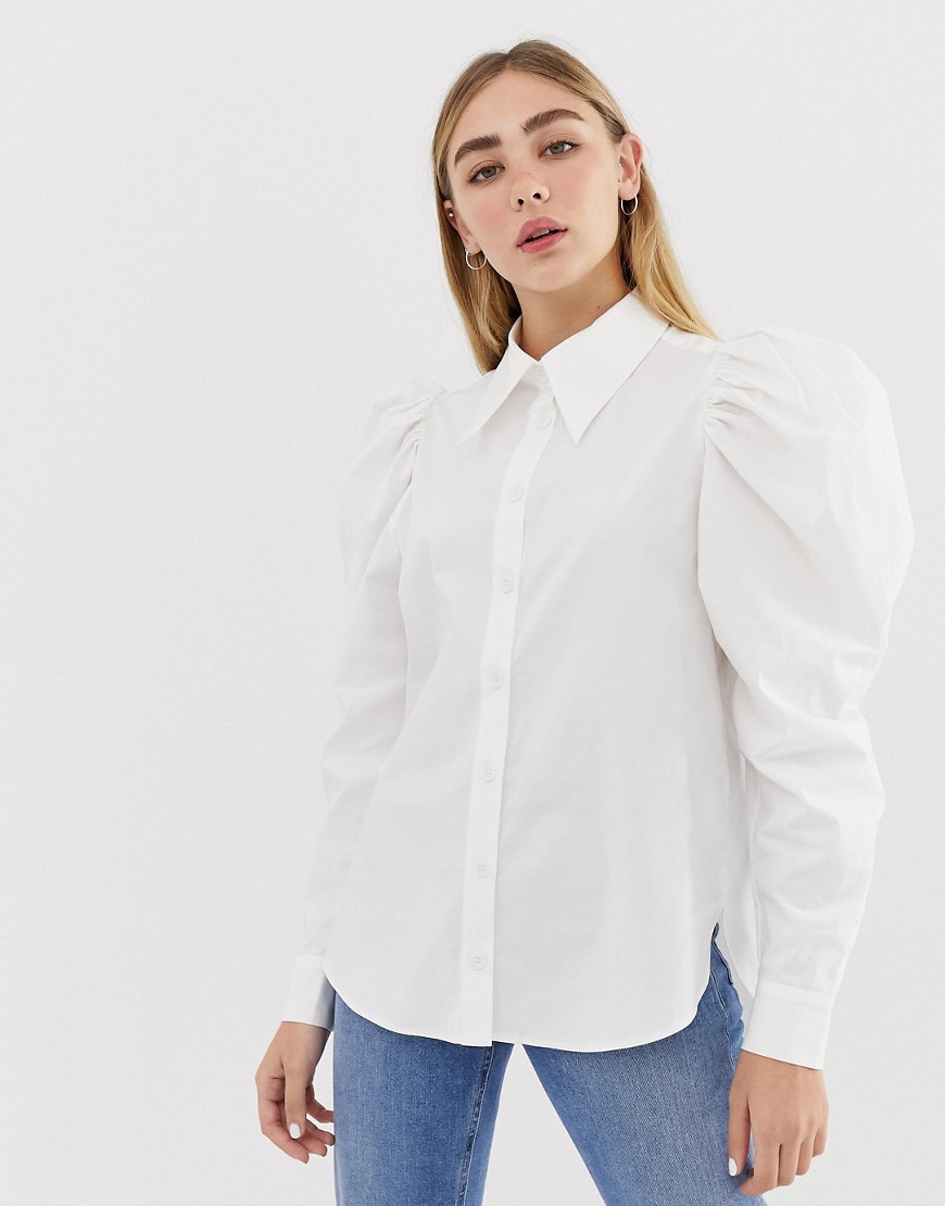 ASOS DESIGN long sleeve shirt with oversized long sleeves