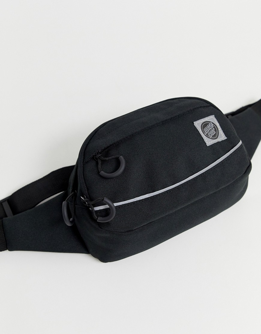 Santa Cruz Pusher bum bag in black