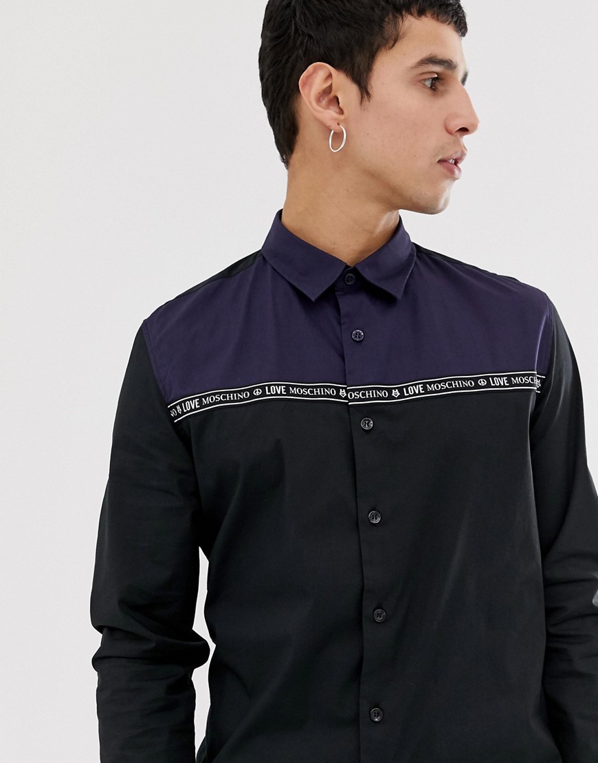 Love Moschino panelled shirt
