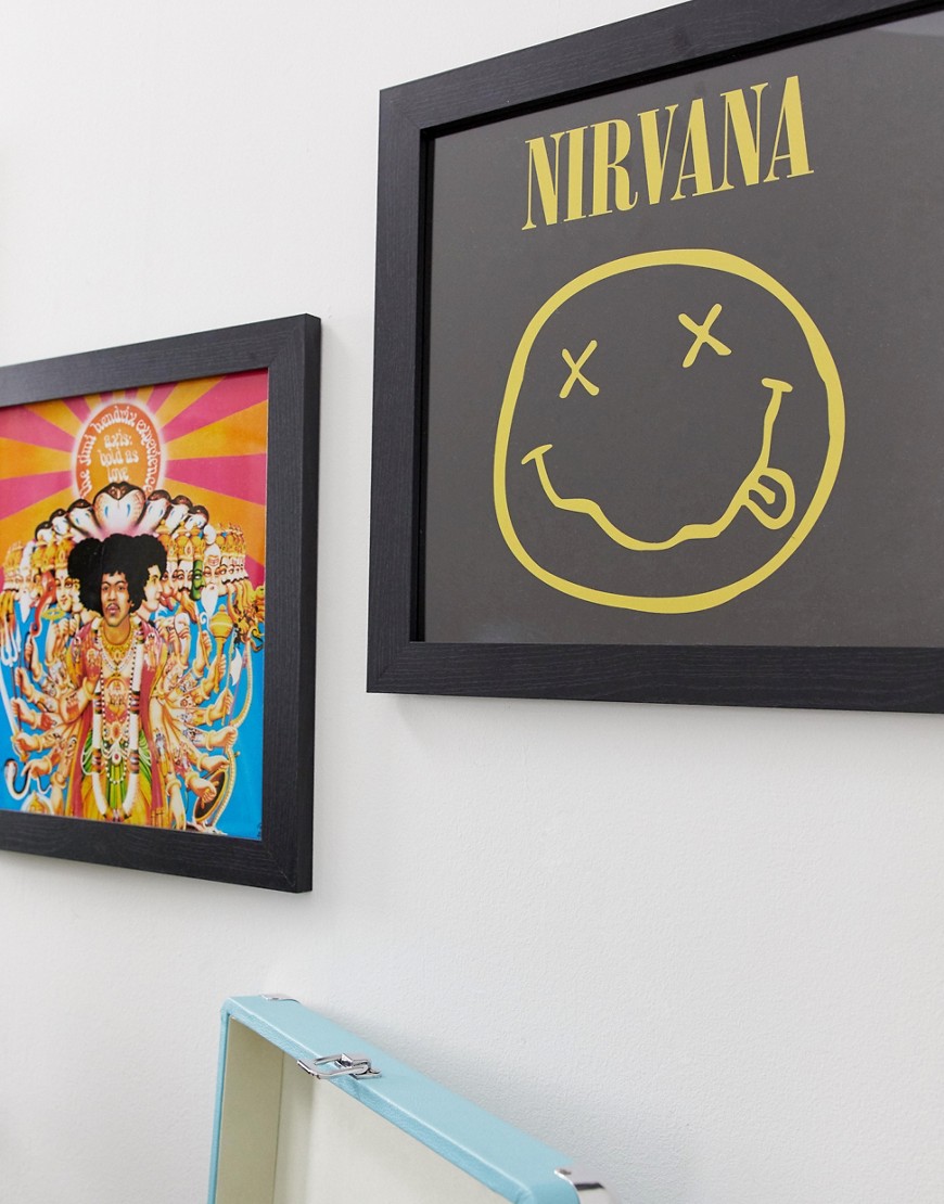 Nirvana framed album print