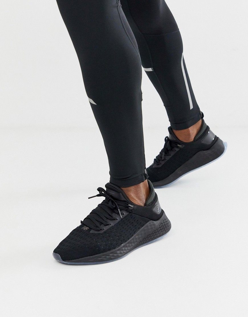 New Balance running Lazr trainers in black