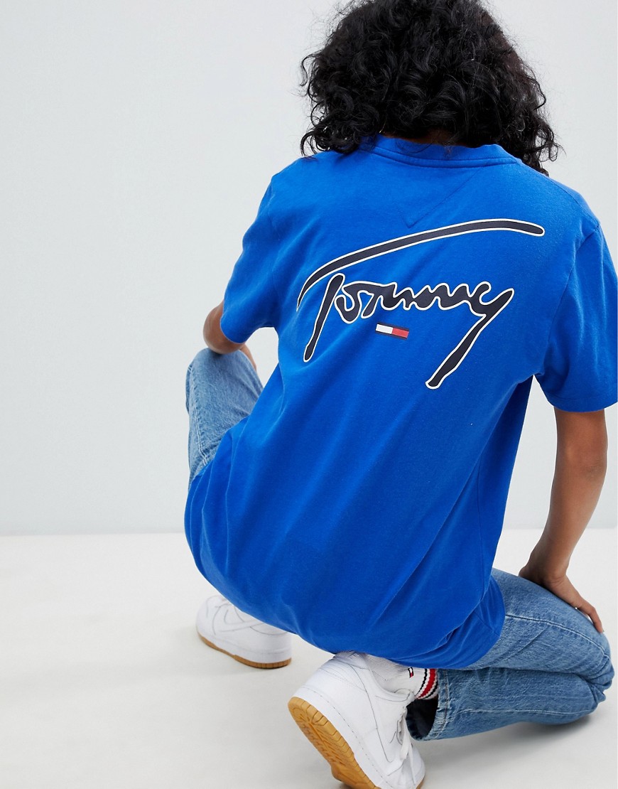Tommy Jeans Signature Tee - Surf the web