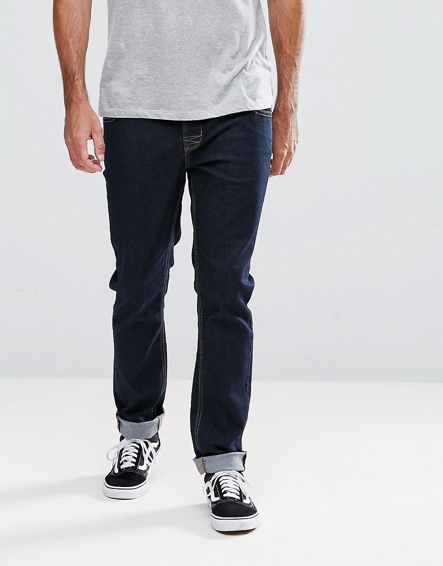 Hoxton Denim Slim Fit Jeans in Indigo - Blue