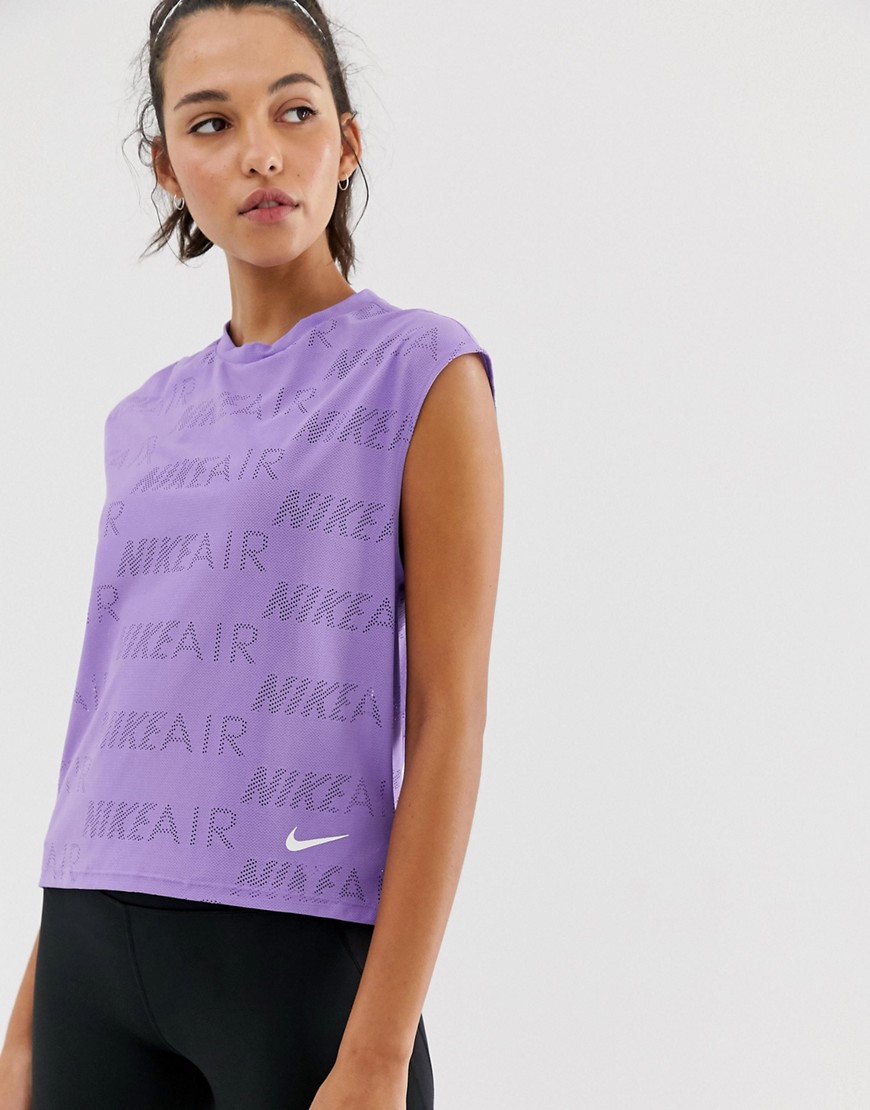Nike Air Tank In Purple