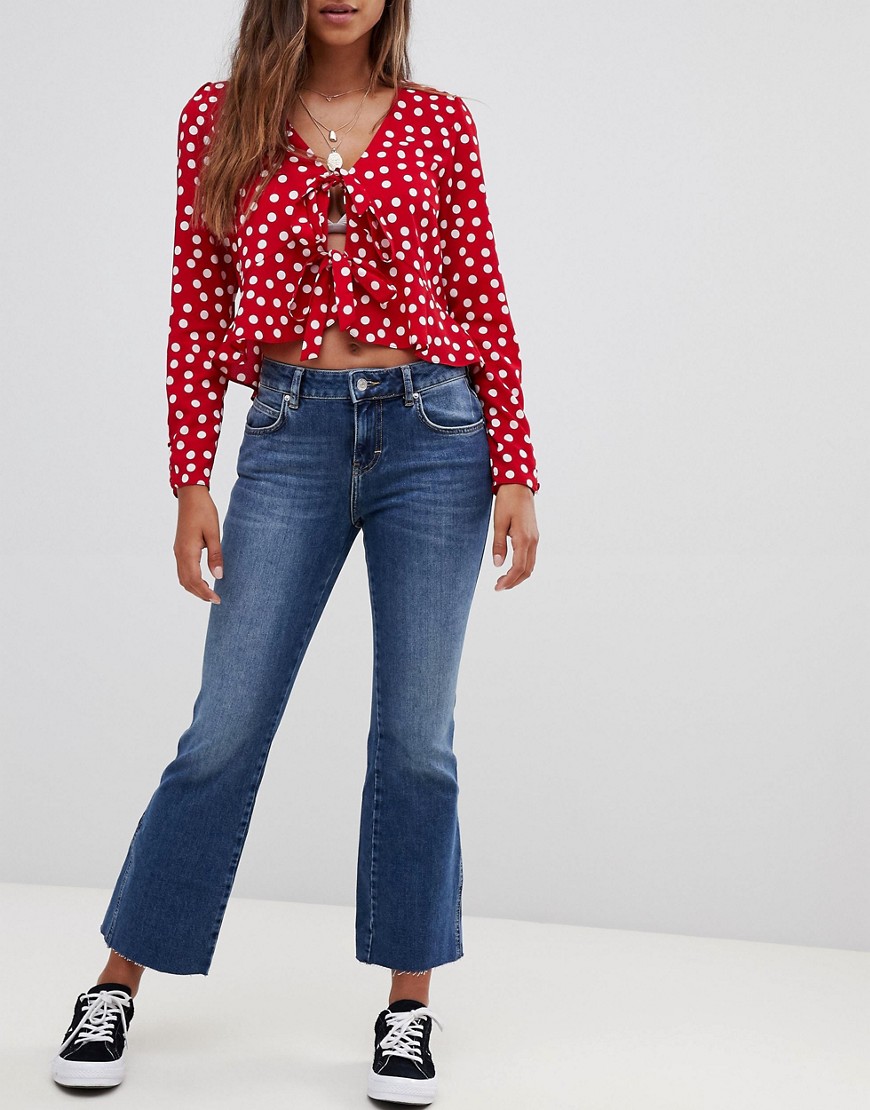 Free People Rita cropped flared jeans