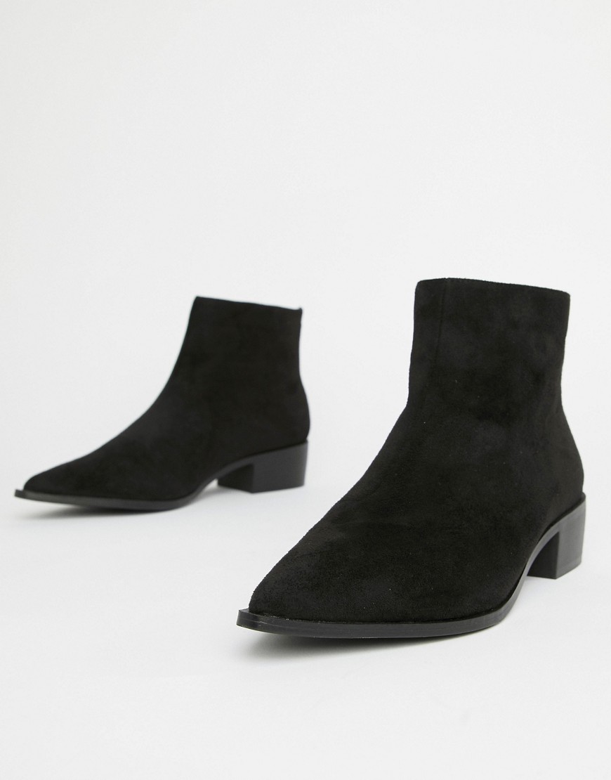 London Rebel Pointed Ankle Boots