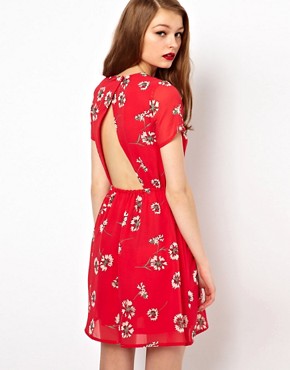 Image 1 of A Wear Tea Dress With Cut Out Back