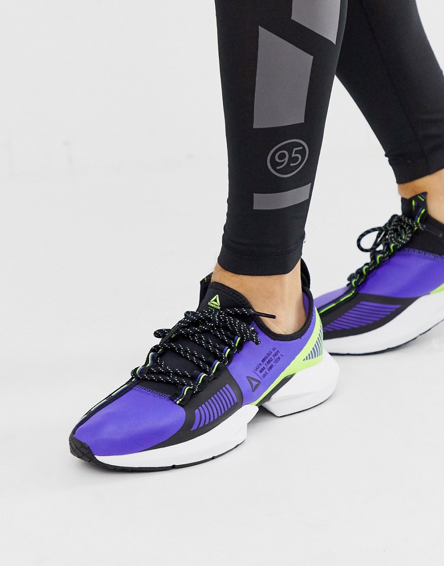 Reebok sole fury trainers in purple