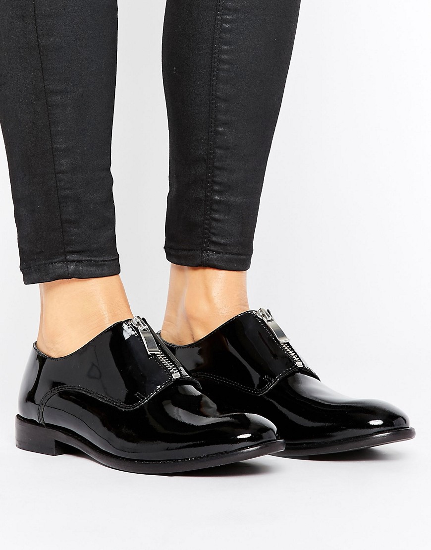 H by Hudson Leather Flat Shoes