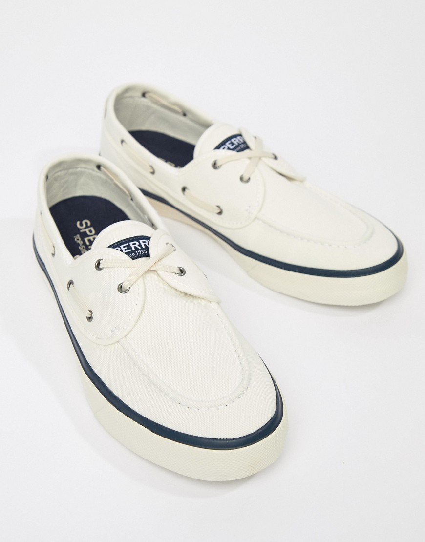 Sperry Topsider Sneaker Boat Shoes In White
