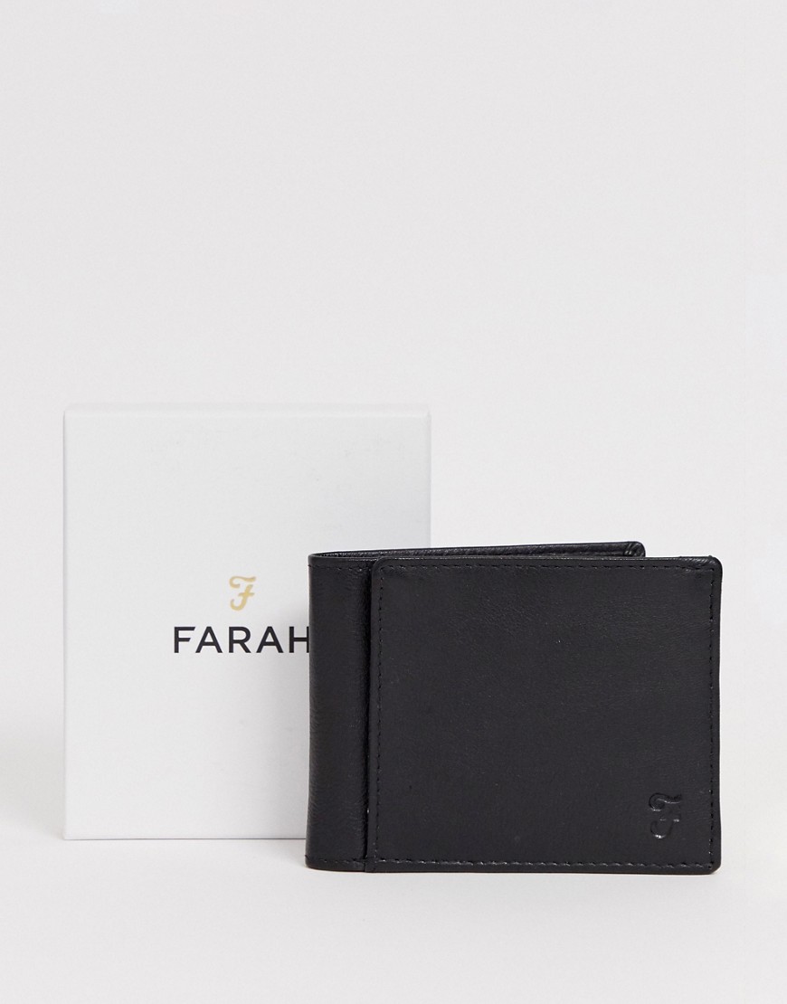 Farah nylon wallet in green