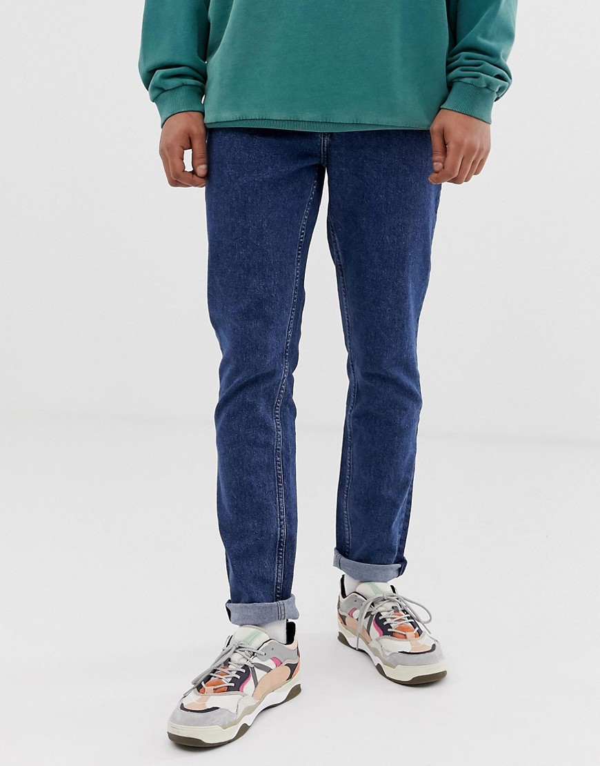 Cheap Monday sonic slim fit jeans in norm core blue