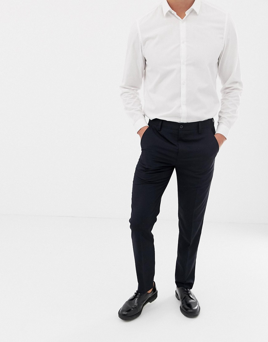 French Connection Plain Slim Fit Trousers