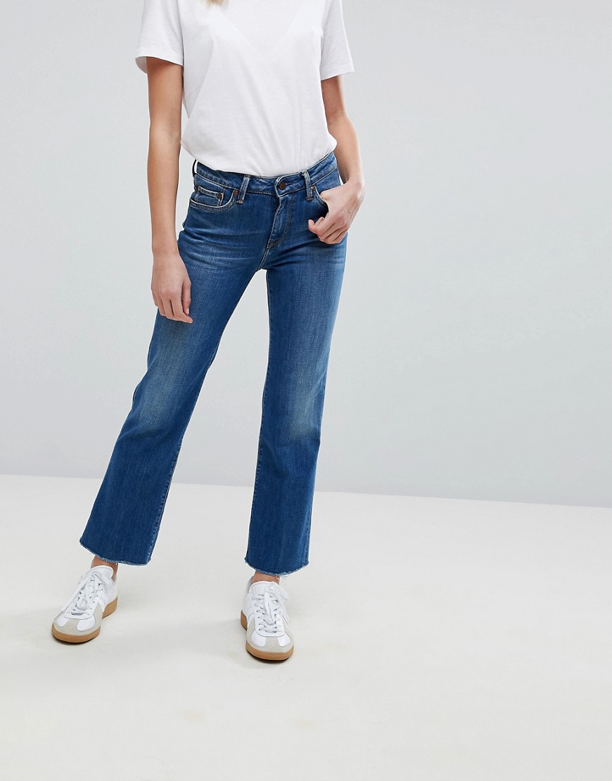 Pepe Jeans Check In Bootcut Jeans - Denim
