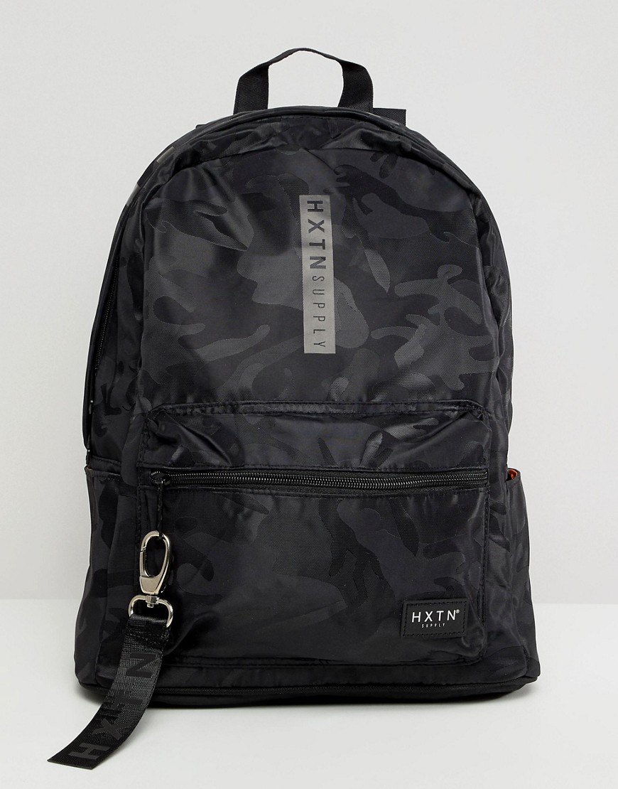 HXTN Supply Prime backpack in black camo