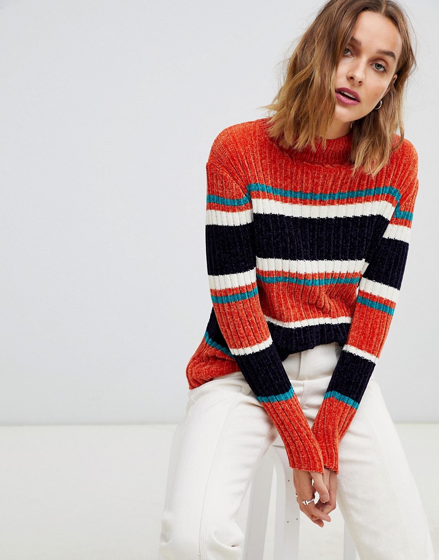 Moon River stripe knit jumper