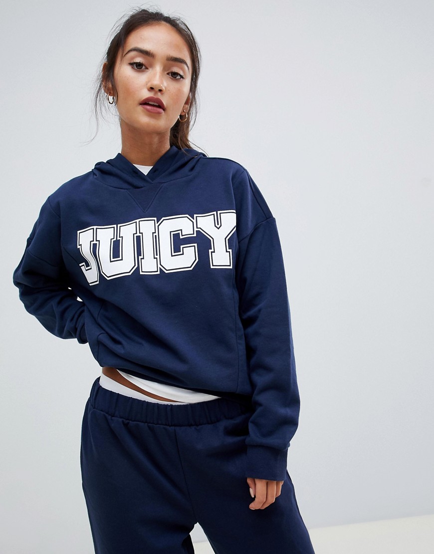Juicy By Juicy Couture oversize logo hoodie - Regal