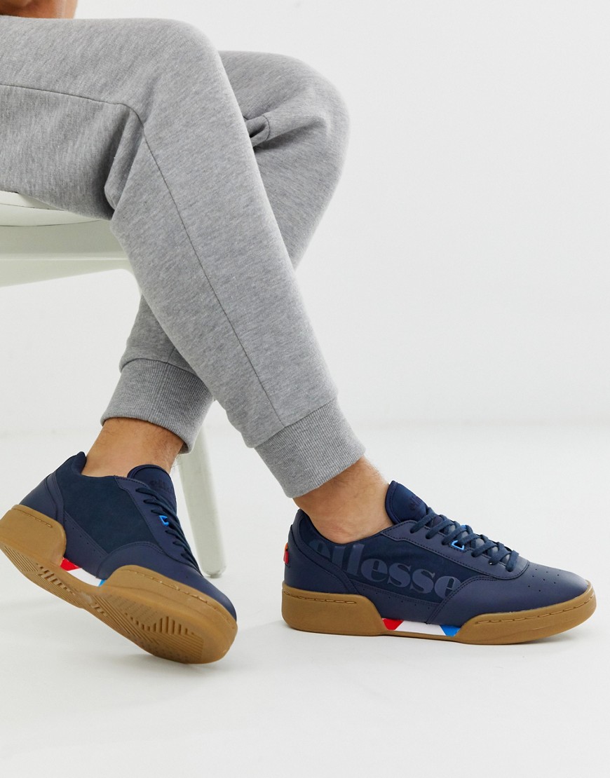 ellesse piacentino chunky trainers navy