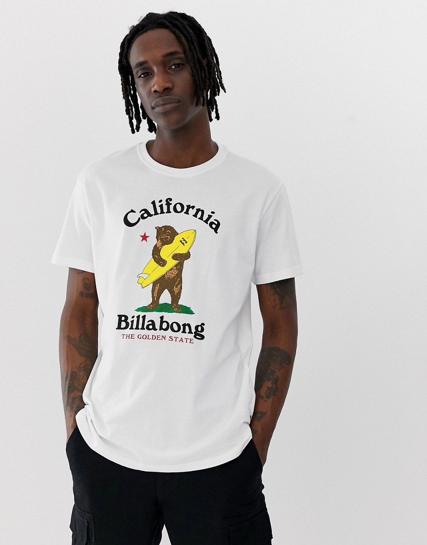 Billabong Golden State t-shirt in white