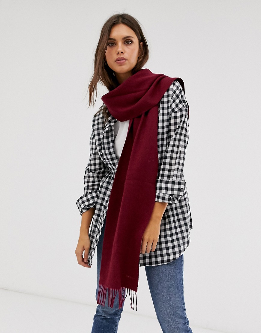 Barbour lambswool scarf