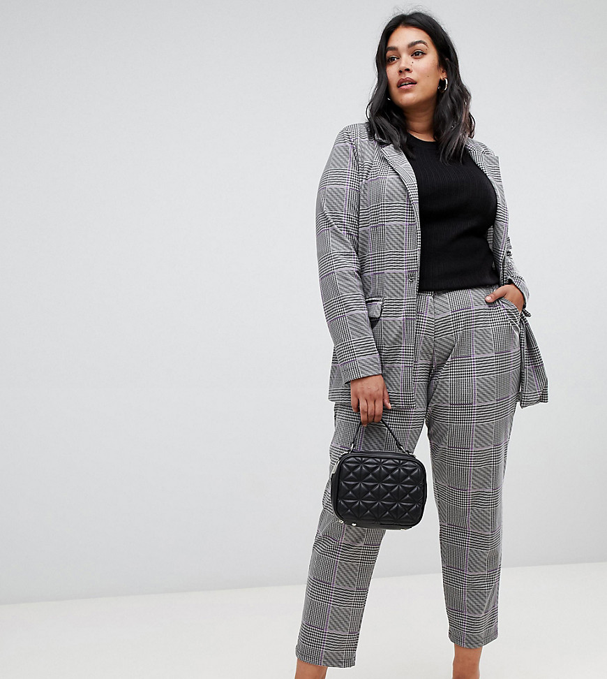 Junarose houndstooth suit trousers