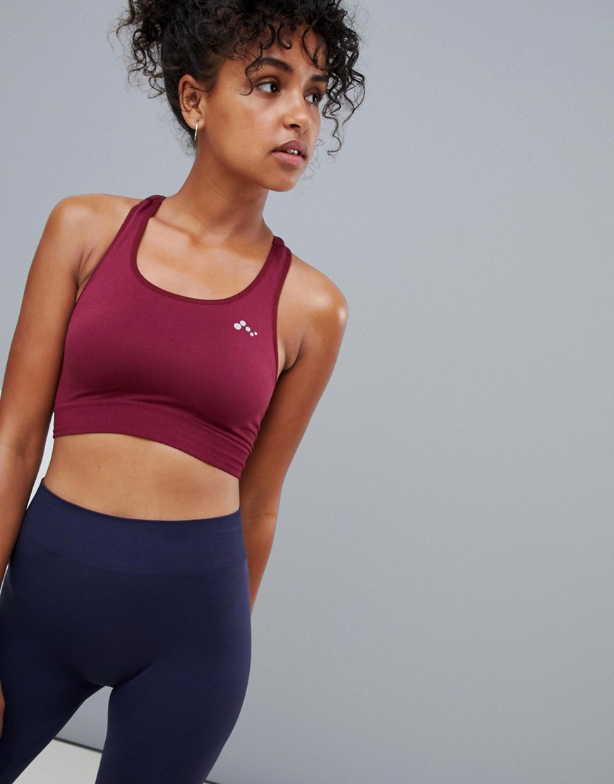 Only Play strappy seamless sports bra - Rhododendron
