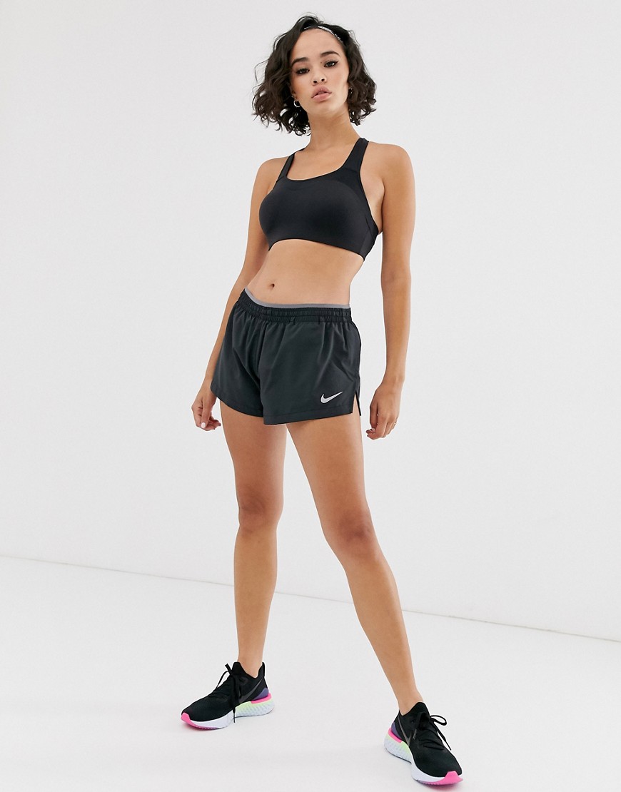 Nike Running 3 Inch shorts in black