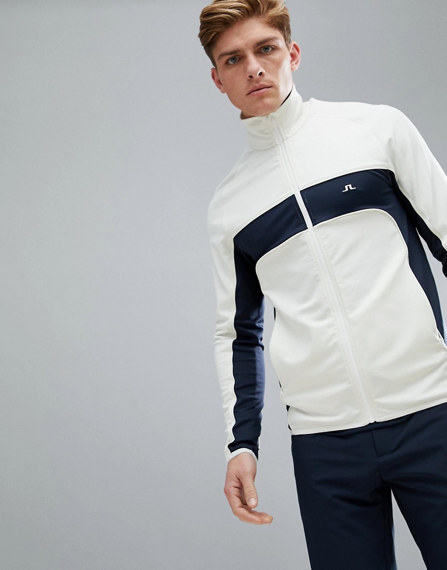 J.Lindeberg Golf Paco Tech Midlayer In White - 0000