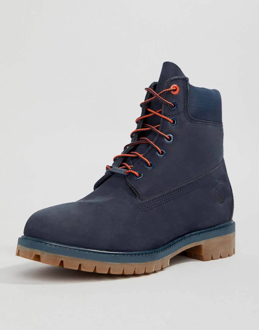 Timberland 6 Inch Premium boots in navy