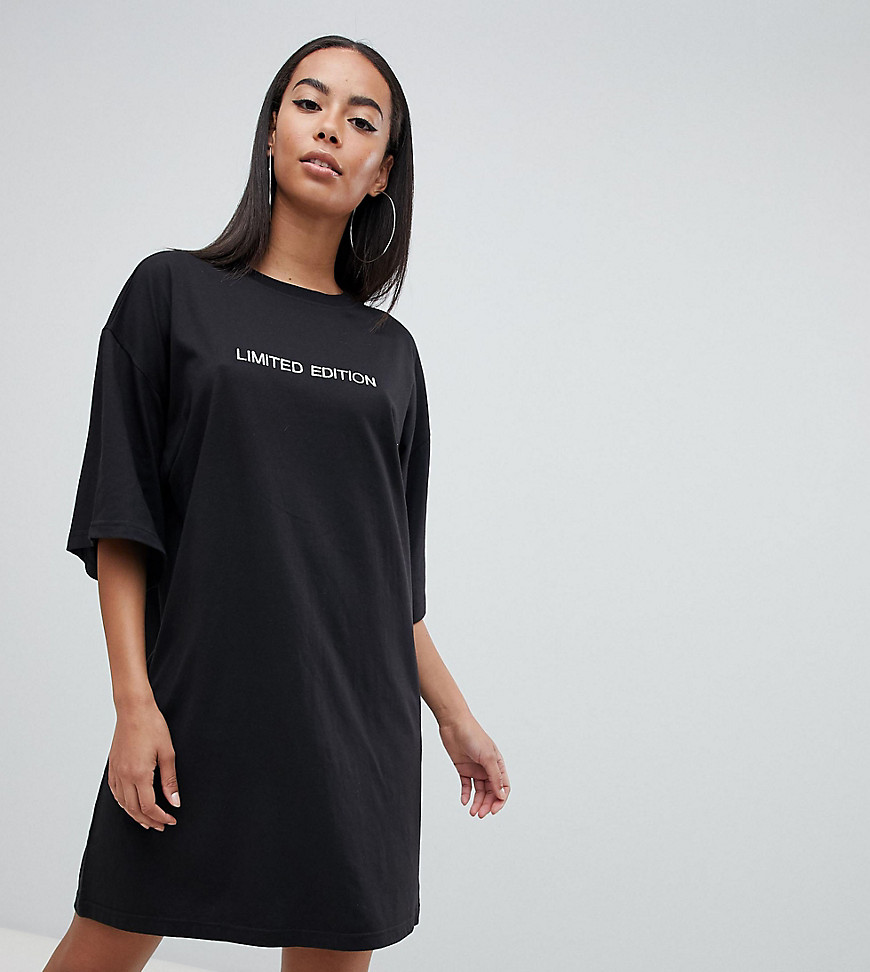 Missguided Tall 'Limited Edition' T-Shirt Dress