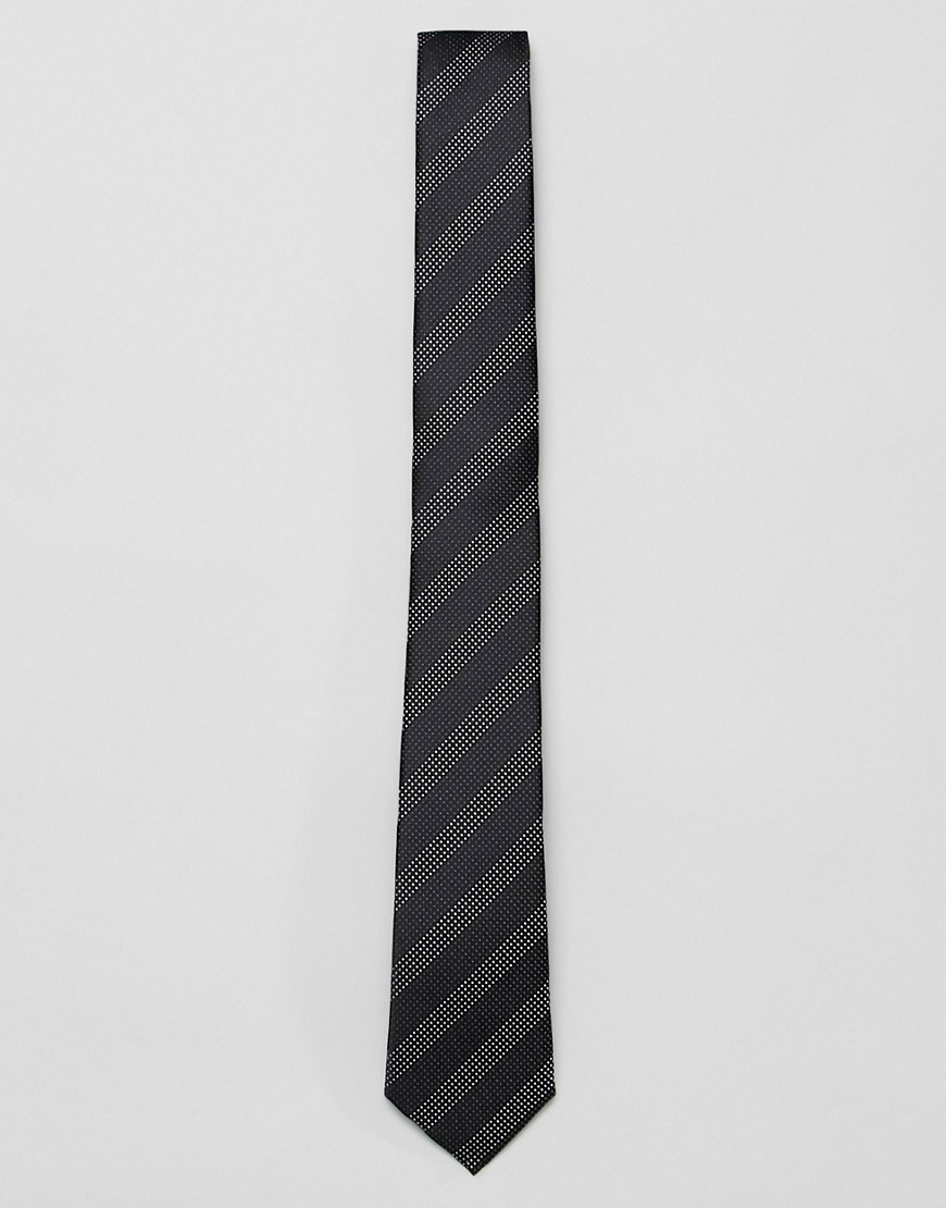 French Connection dot striped tie