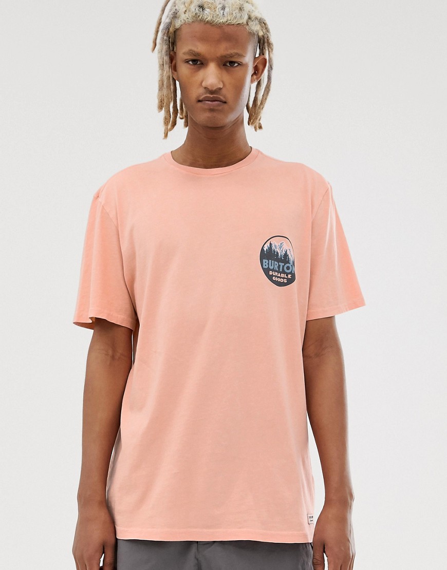 Burton Snowboards Taproot t-shirt in pink